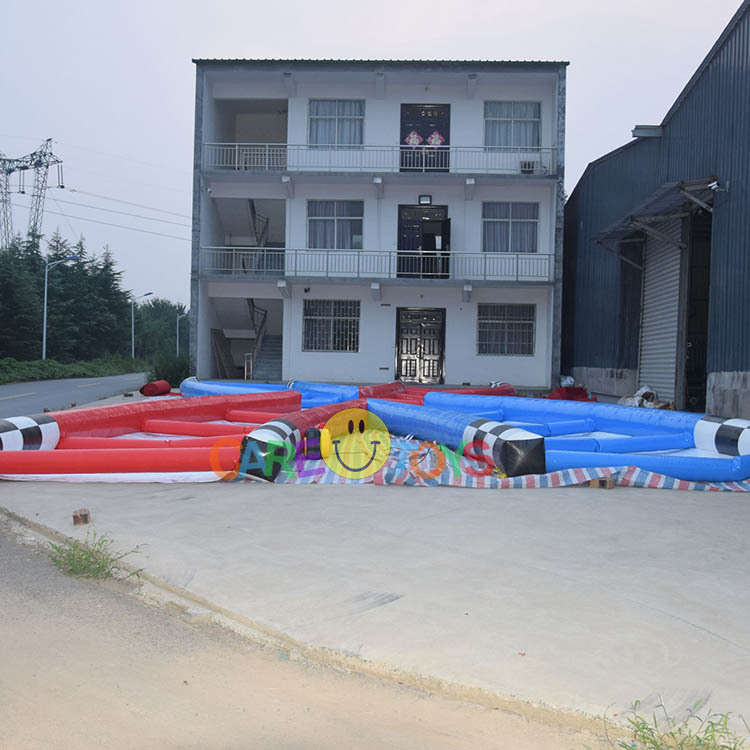 Inflatable zorb ball race track