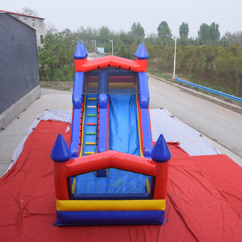 Classic castle theme inflatable slide