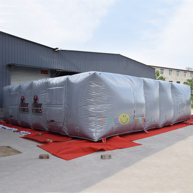 Inflatable laser tag maze