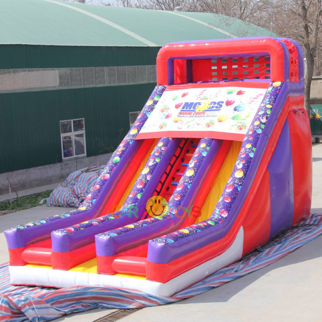 celebrate balloon double lane inflatable slide