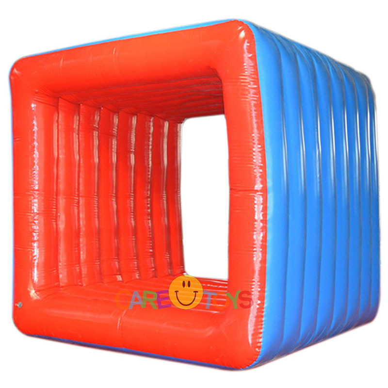 Inflatable human flip it game