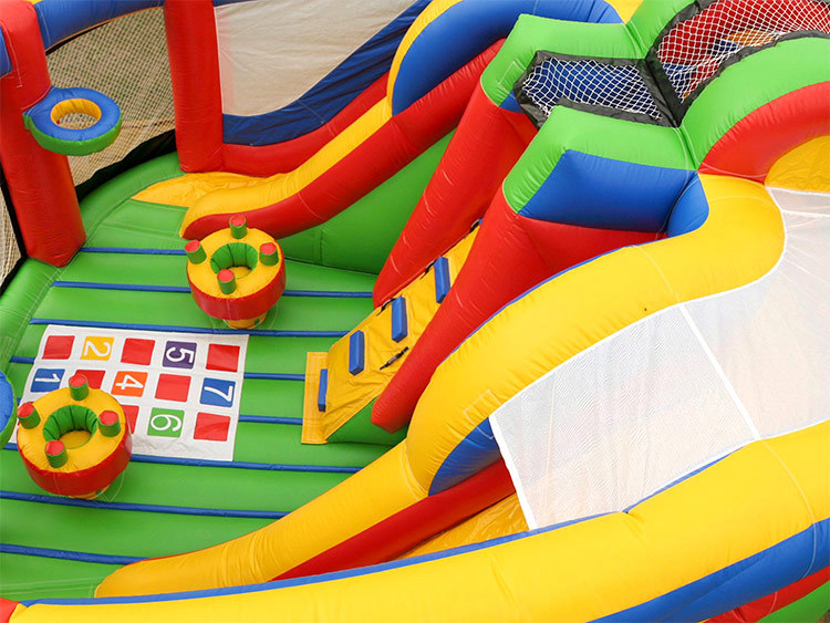 Round Inflatable playground slide