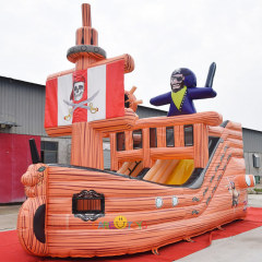 Giant Inflatable Pirate Ship slide