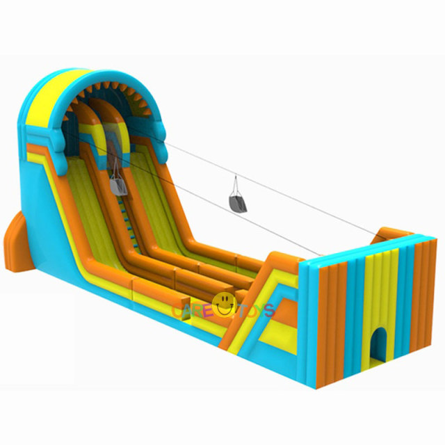 10m tall inflatable zipeline