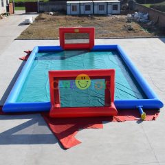 Air-tight inflatable water football field soap soccer pitch