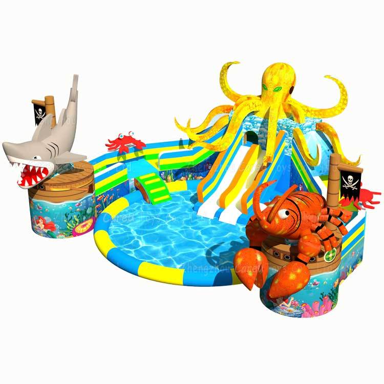 Seaworld inflatable pool water park