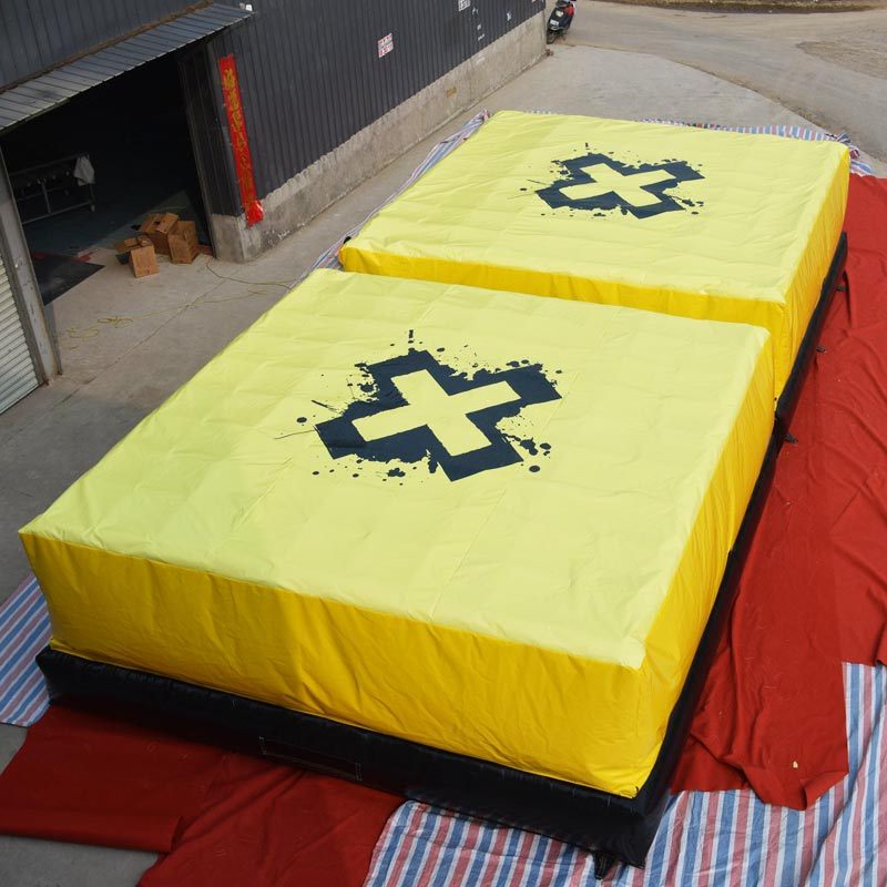 Zero Shock Inflatable Safety Landing Pad