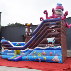 Octopus pirateship inflatable slide