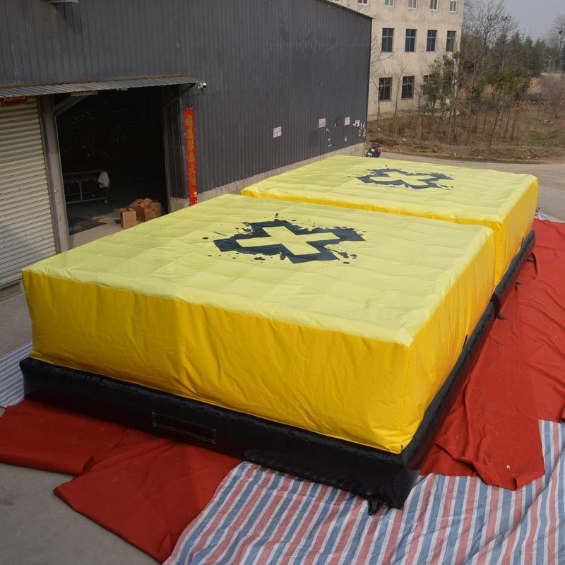 Zero Shock Inflatable Safety Landing Pad