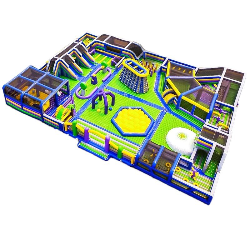 35x25m outdoor bounce game world inflatable park