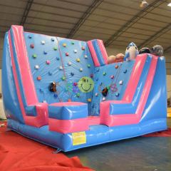 indoor children inflatable rock climbing game