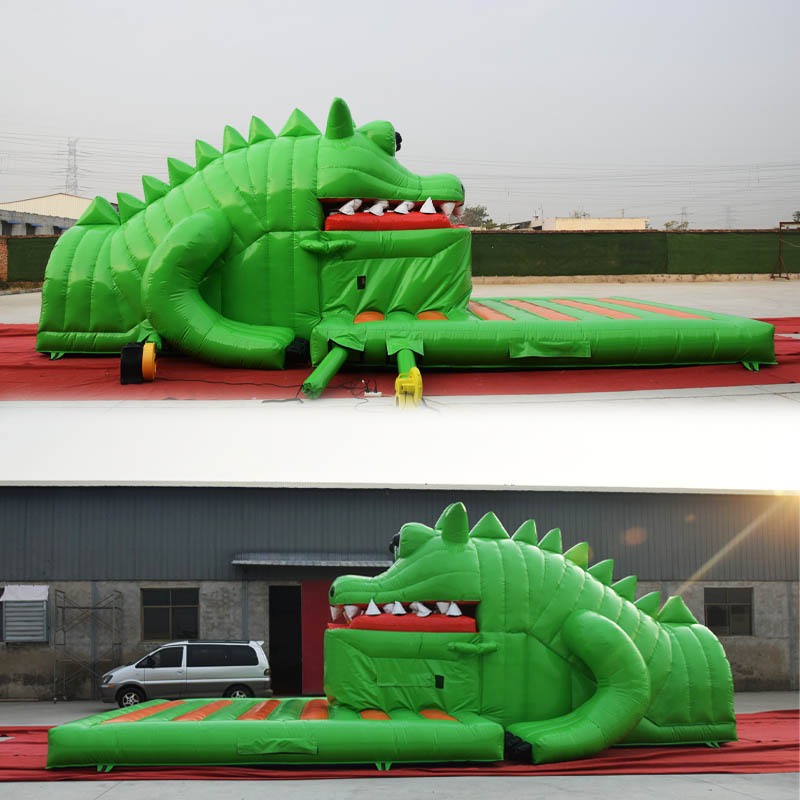 Snappy Crocodile inflatable slide