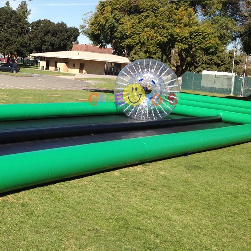 zorb race inflatable air track