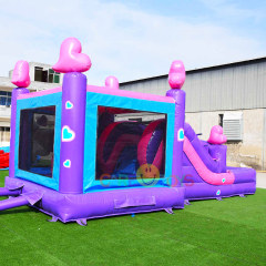 Unicorn Bounce house with slide
