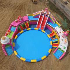 Lovely Candy Land Inflatable Waterpark