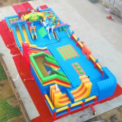 28x12m children play games inflatable world