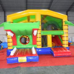 Jungle Crocodile Themed Bouncy Castle with Slide