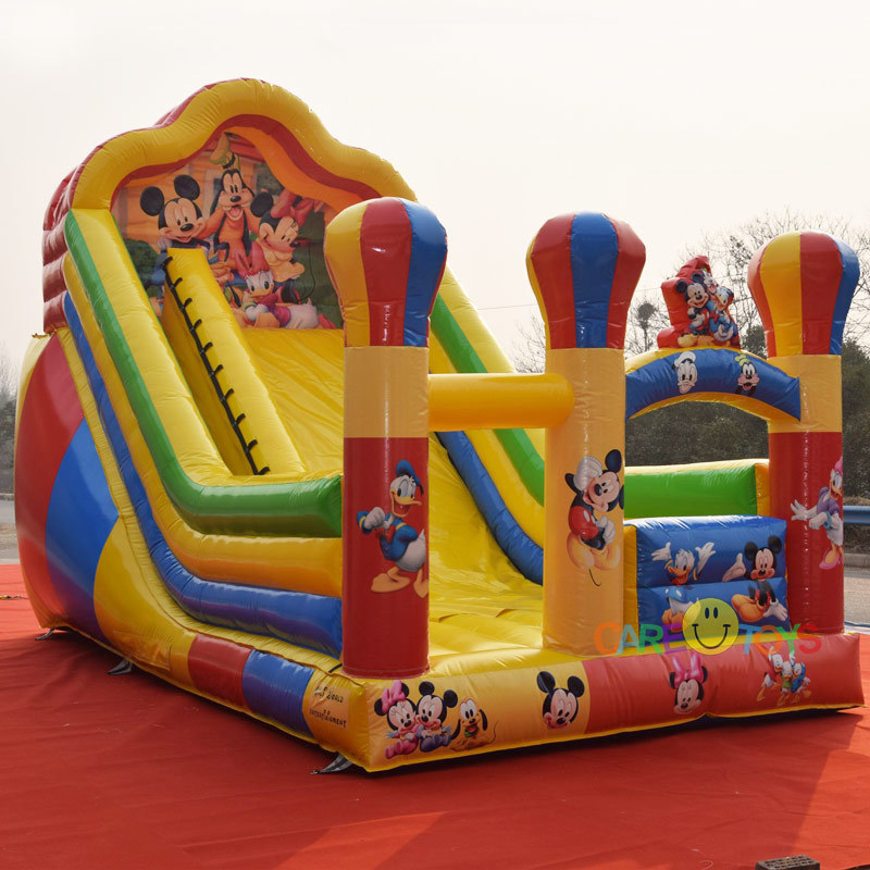 Disney Mickey world inflatable slide