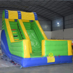 custom green yellow blue slide