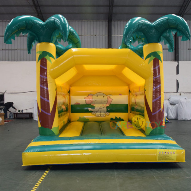 Jungle zoo bouncy castle