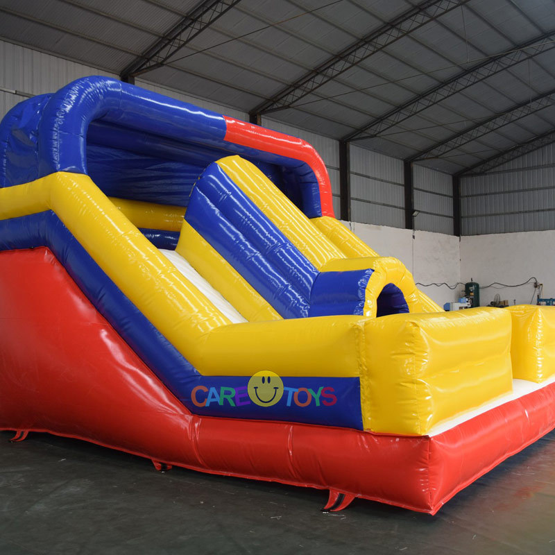 indoor dual lane mini inflatable slide