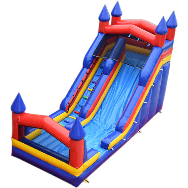 Classic castle theme inflatable slide