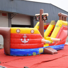 Pirate Ship inflatable slide for kids