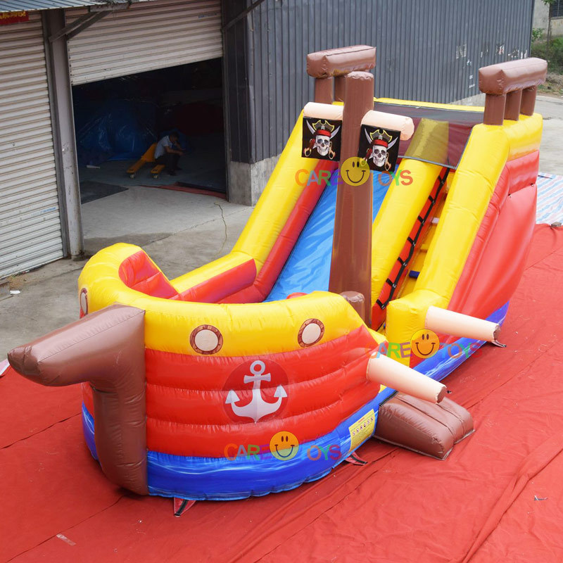 Pirate Ship inflatable slide for kids