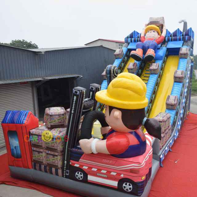 Giant Tom Builder Inflatable slide