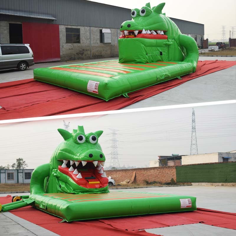 Snappy Crocodile inflatable slide