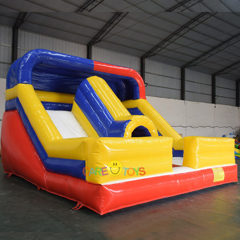 indoor dual lane mini inflatable slide