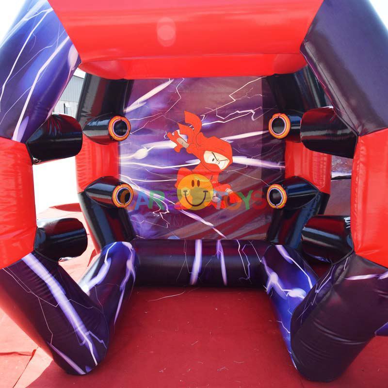 ninja theme inflatable IPS game