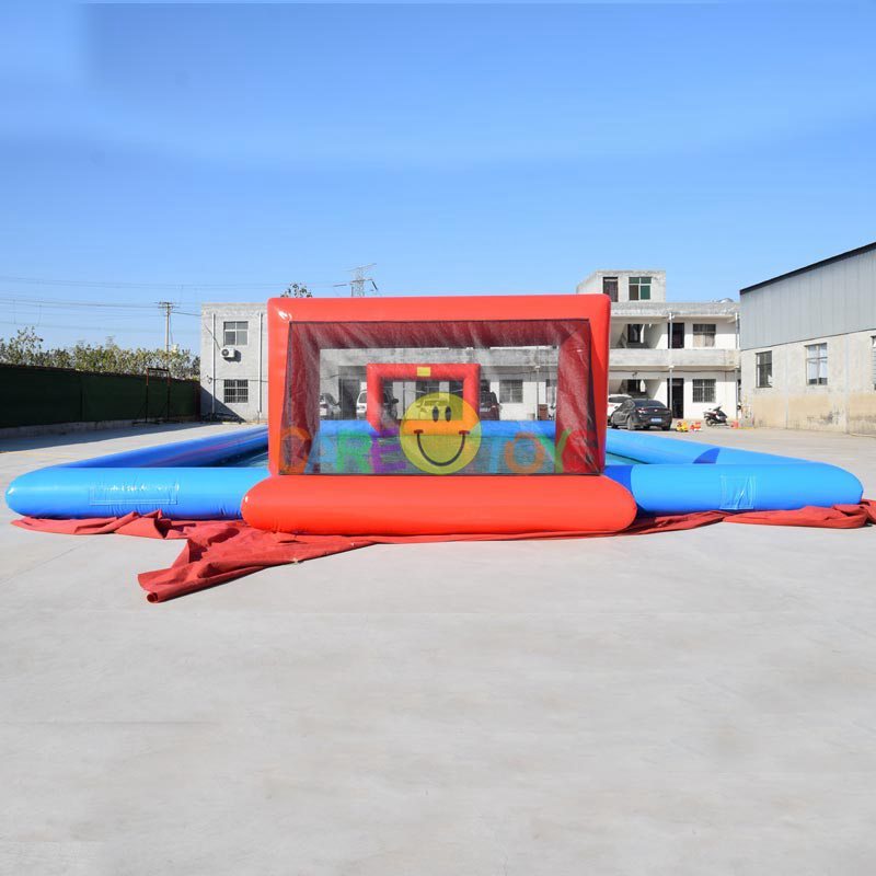 Air-tight inflatable water football field soap soccer pitch