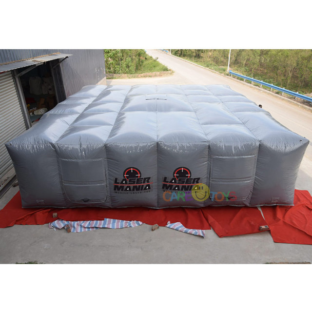 Inflatable laser tag maze