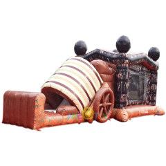 Stagecoach Bounce House with slide