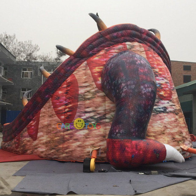 Lizard Dinosaur inflatable slide