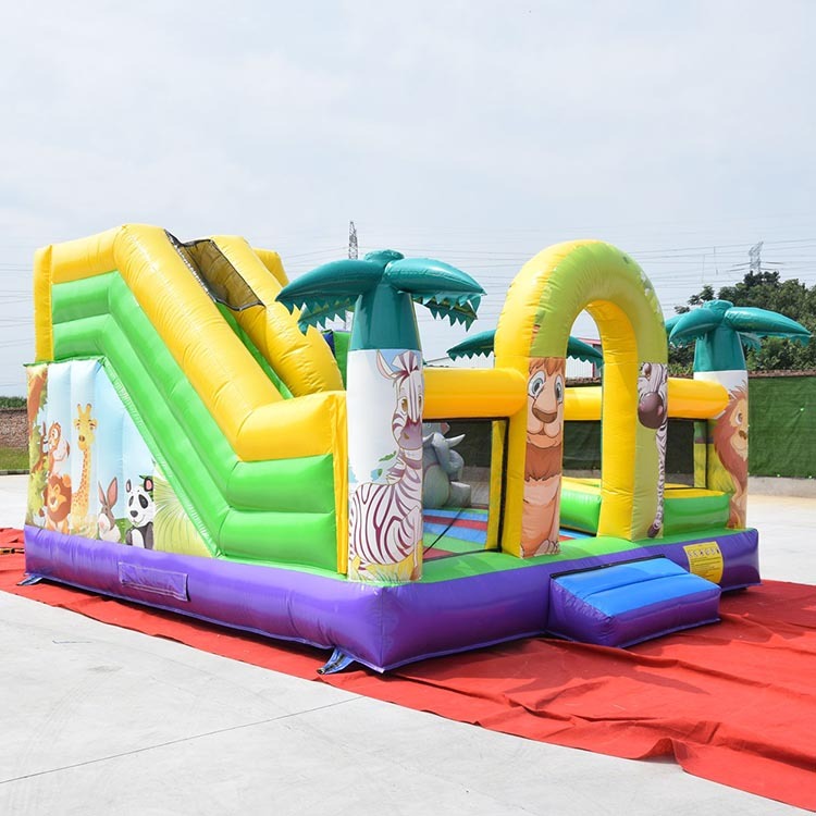 Jungle Animal Zoo Inflatable playland