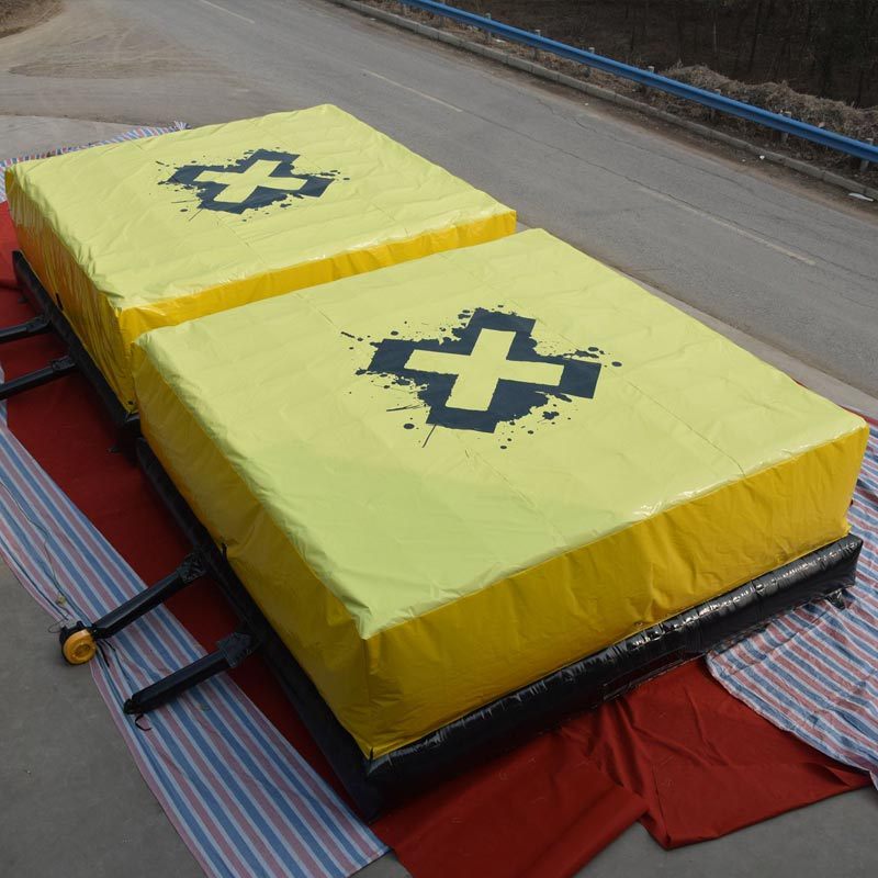 Zero Shock Inflatable Safety Landing Pad