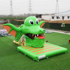 Snappy dragon inflatable slide