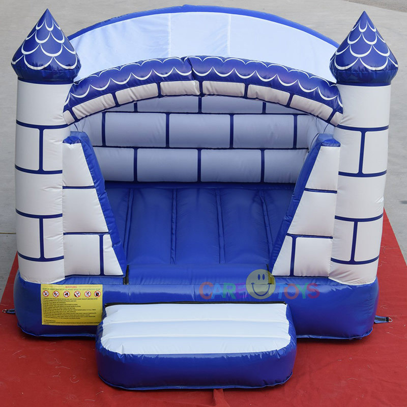 blue mini kids bouncy castle
