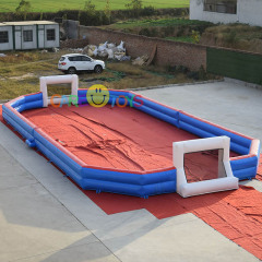 Giant inflatable football field