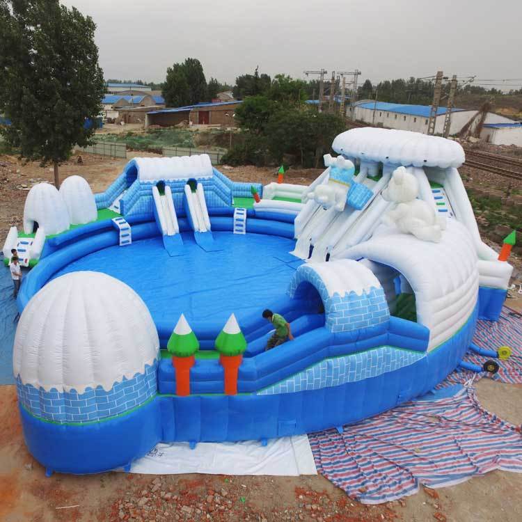 Polar Bear Inflatable pool water park