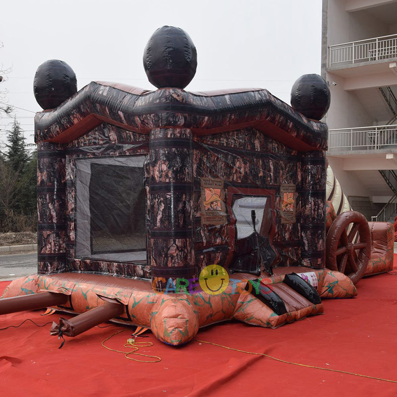 Stagecoach Bounce House with slide