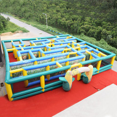 50x50ft inflatable cornfield maze