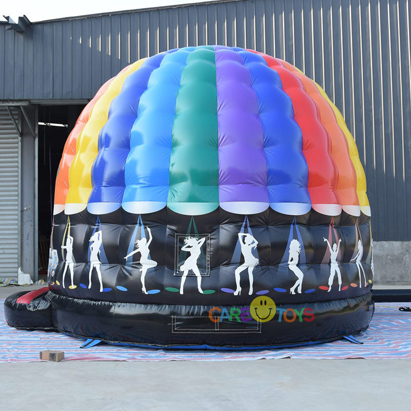 Inflatable Disco party time bouncy castle