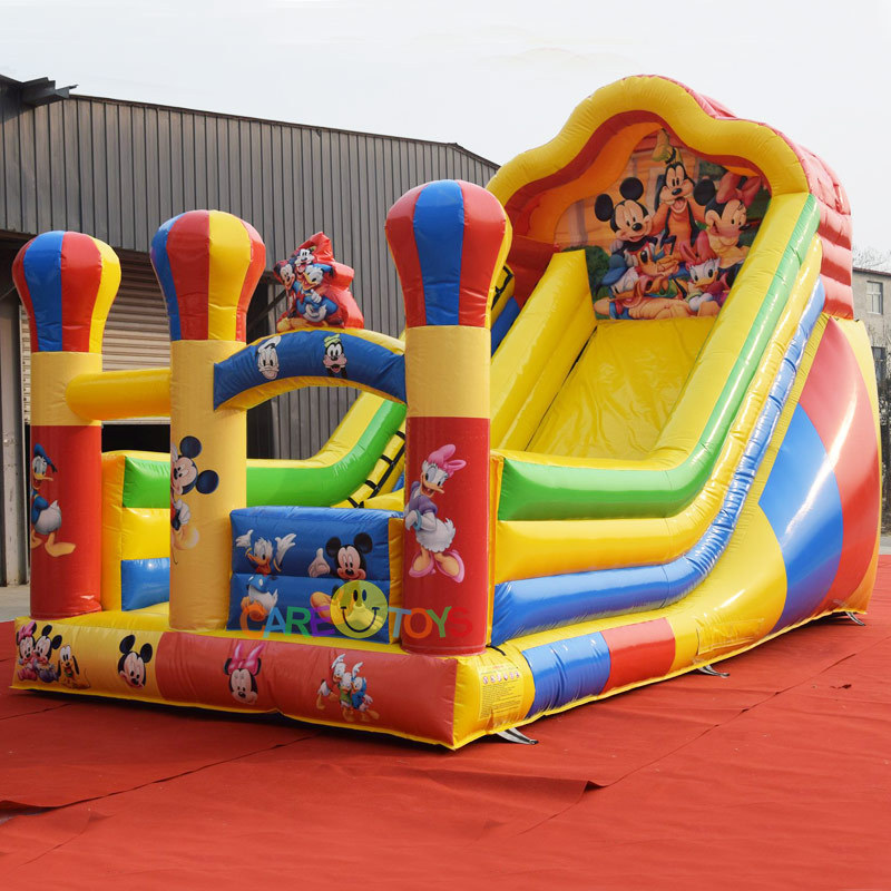 Disney Mickey world inflatable slide