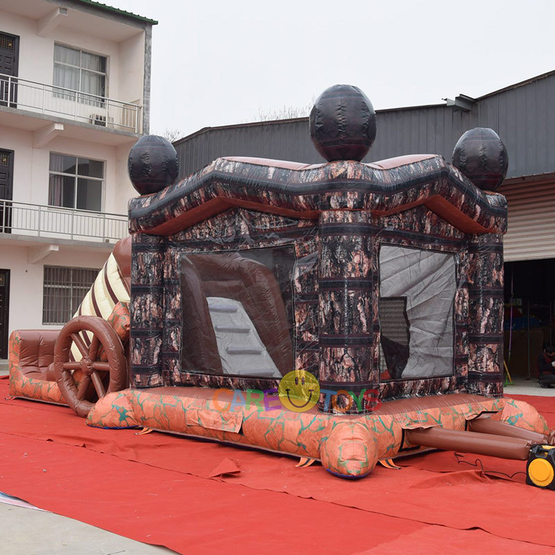 Stagecoach Bounce House with slide