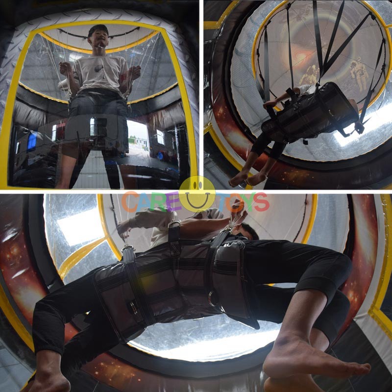 inflatable airborne adventure game