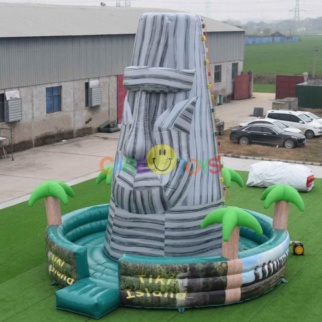 Tiki island climbing wall