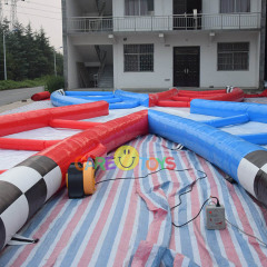 Inflatable zorb ball race track